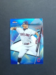 2020 Topps Finest - Francisco Lindor #13 Blue Refractor /150 - Picture 1 of 4
