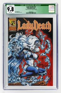 CHAOS! COMICS - LADY DEATH 1/2 - 3x SIGNIERT, LTD 2500 - CGC 9.8 - Bild 1 von 3