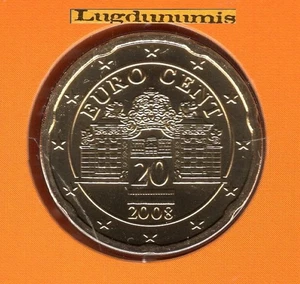 Österreich 2008 20 Cent Euro BU FDC aus Box 50000 Exemplare - Bild 1 von 1