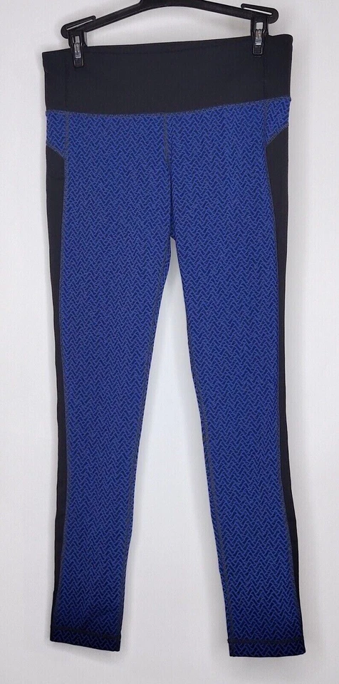 Leggings Kirkland Signature Activewear para mujer talla pequeña azul/negro S Foto 1 de 3