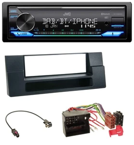 JVC Bluetooth DAB USB MP3 Autoradio für BMW X5 E53 5er E39 Quadlock Ablagefach - Bild 1 von 9