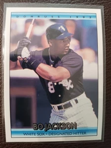 BO JACKSON CHICAGO WHITE SOX 1992 DONRUSS BASEBALL CARD #470 - Picture 1 of 1
