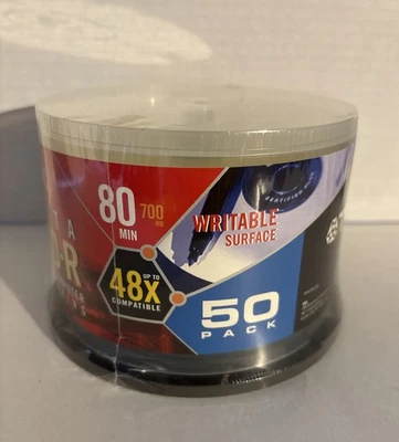 📀    TDK Data CD-R 80 Min 700 MB 50 Pack Spindle - New / Sealed - Image 1 of 4