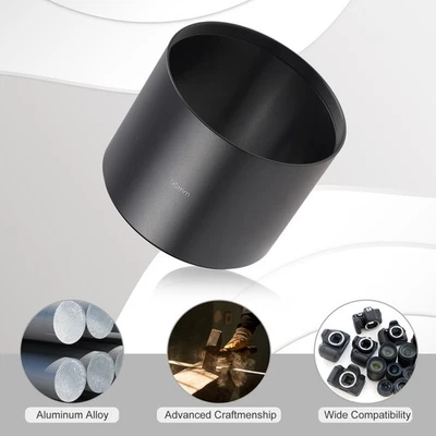 95mm Metal Lens Hood 78mm X 95mm Screw Aluminum Alloy For Camera Lens With FXCJ - Image 1 of 4