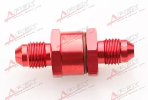Filtro de línea de alimentación de aceite turbo de alto flujo macho 3an a 3AN de EE. UU. 30 micras rojo - Imagen 1 de 2
