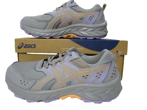Asics Gel Venture 9 Trail Running Shoes Gray/Purple Womens Sz 7 Wide - Picture 1 of 7