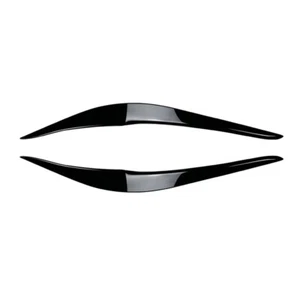 1Pair Gloss Black Headlight Eyelid Eyebrow Trim for BMW 2 Series F22 F23 2015-19 - Bild 1 von 15