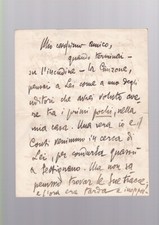 Lettera di Gabriele D'Annunzio Originale con Autografo di 3 pagine