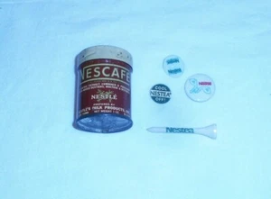 NESTLE Nescafe Coffee 1 oz Vintage TIN SEE LISTING: possible military ration - Picture 1 of 7