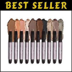 10-Piece Matte and Shimmer Eyeshadow Stick Palette - Waterproof & Nourishing - Picture 1 of 12