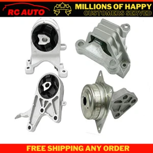 Fits 2008-2012 Chevrolet Malibu 2.4L 6 Speed Trans Motor & Trans Mount Set - Picture 1 of 1