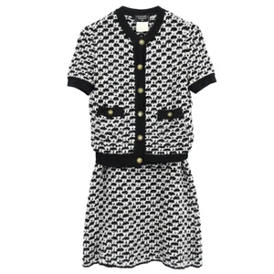 Chanel Setup Top Skirt Black 97P #38 124521 - Picture 1 of 12