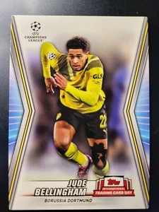 2021-22 Topps Champions League Jude Bellingham INTERNATIONAL TRADING DAY Card - Picture 1 of 2