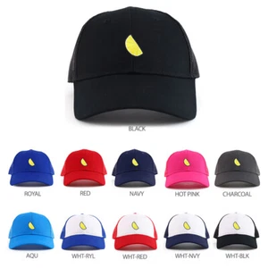 Lemon Patch Youth Size Cotton Twill 6 Panel Mesh Baseball Cap- FREE SHIPPING - Picture 1 of 22