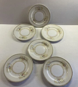 6 Registered USA Celebrate Japan Asian Salad /Bread Plates 7-1/4” - Picture 1 of 12