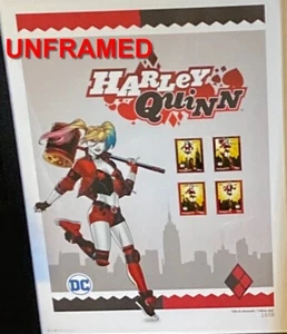 PORTUGAL 2020 HARLEY QUINN COLLECTOR SHEET 12"X16 POSTER WITH 4 STAMPS 14932-5 - Picture 1 of 1