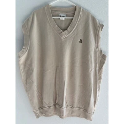 Chaleco Suéter de Golf Disney Store Mickey Mouse XXL Bronceado Bordado 2XL Foto 1 de 4