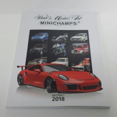 MINICHAMPS CATALOGO RIVISTA LIBRO MODELLINI AUTO DIECAST EDIZIONE 1-2 ANNO 2018 - Immagine 1 di 3