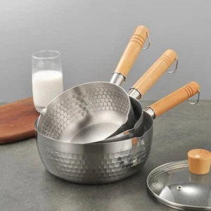 Uncoated Snow Pan Non-Stick Stew Pots Saucepan Baby Supplementary Food Stainless - Picture 1 of 18