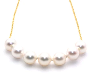 Add On Perlenkette selten 3MM 14K Gold Kette Baby Kind Größe A Familientradition - Bild 1 von 3