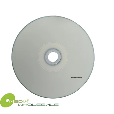 25 Blank 52X CD-R CDR 700MB White Top Glossy Printable Disc No Logo hp - Sleeves - Image 1 of 2