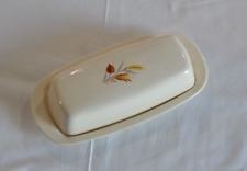 Taylor Smith Taylor Butter Dish Autumn Harvest Pattern