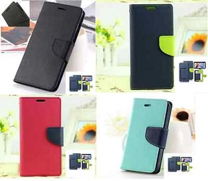 Custodia UNIVERSALE per LG X POWER 2 II (5.5) COVER flip LIBRO STAND portafoglio - Foto 1 di 6