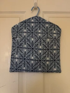 Peg bag Handmade Peg Bag Laundry Washing Line Strong Cotton Fabric Snowflake - Picture 1 of 2