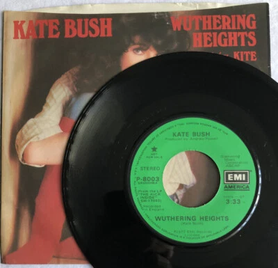 KATE BUSH -Wuthering Heights- Rare US Mono/Stereo Promo 7” With Picture Sleeve - Image 1 of 4