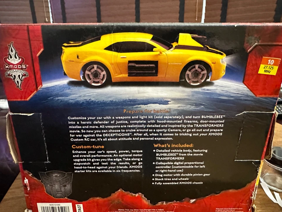 XMODS Evolution Transformers Bumblebee RC Radio Control Camaro Película 2007 Nuevo Foto 1 de 4