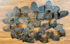 Mid Century Jere Style Wall Sculpture Brutalist Art Fish Leaves Rust Metal MCM