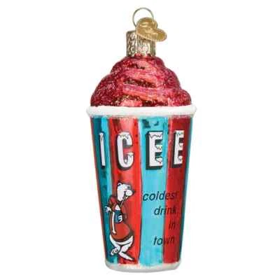 Old World Christmas ICEE (32604) Glass Ornament w/ OWC Box