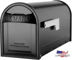 JUMBO POST MOUNT MAILBOX Galvanized Steel Extra Large Rural Mail Box - Picture 1 of 9