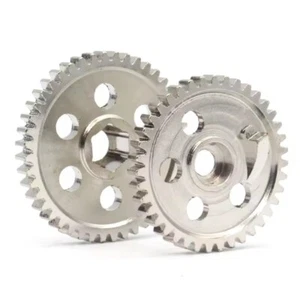 HSP 1/10 Nitro Rc Car Main Diff Gear 44T Part 02040 & 02041 39T Steel Upgrade - Picture 1 of 10