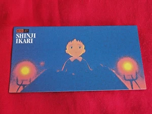 TARJETA COLECCIONABLE THE END OF EVANGELION SHINJI IKARI #27 SEGA BANDAI UK 🚚 ANIME - Imagen 1 de 2