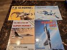 F/A-18E & F/A-18 Superhornet/ Hornet book lot of 4