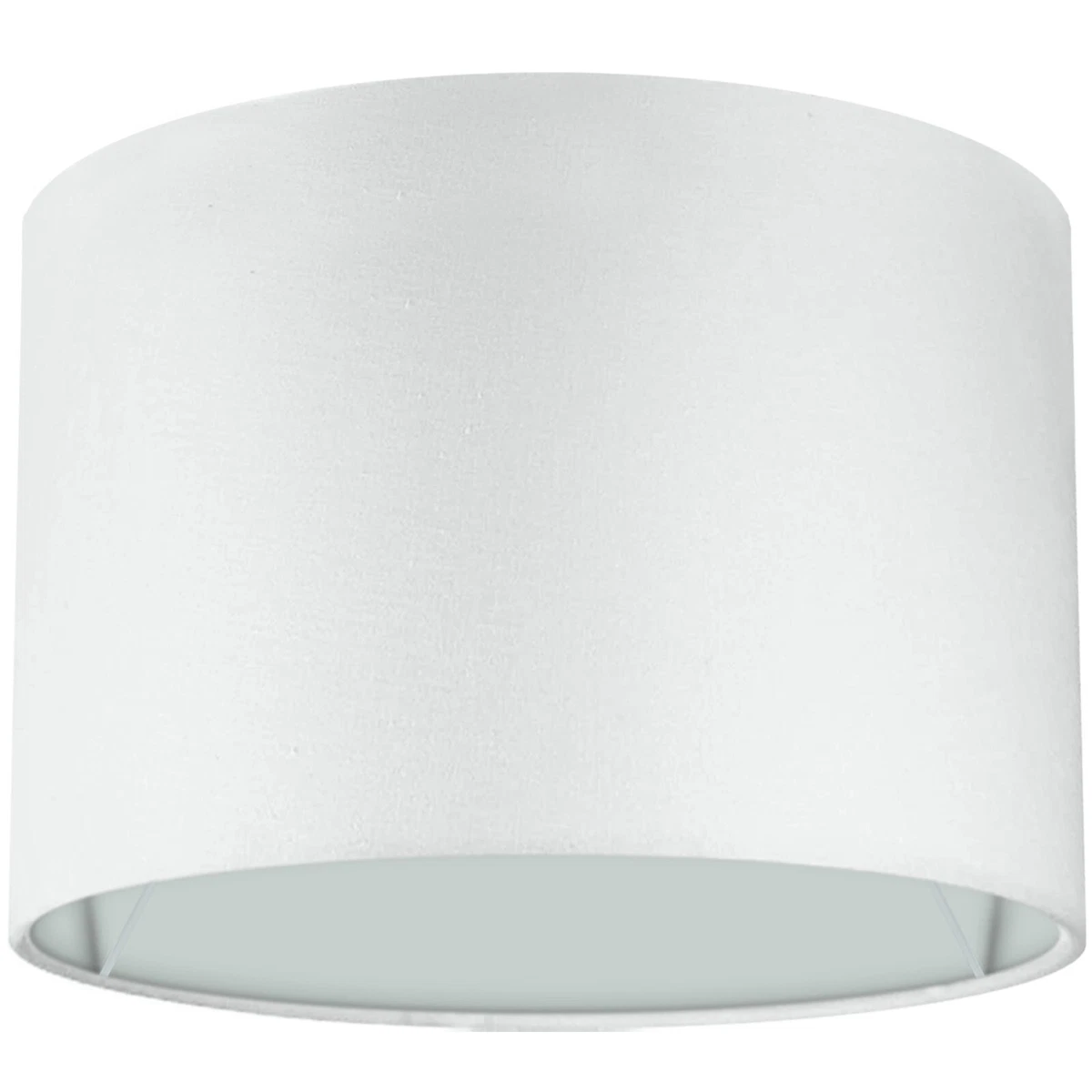 Lampenschirm Zylinderform Aus Polycotton – Braun, Ø 25 Cm, Höhe 18 Cm – Für E27 Fassung