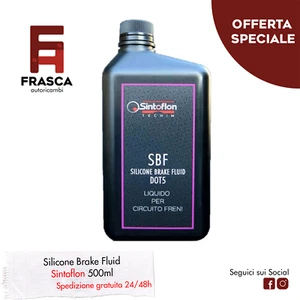 Liquido Freni Sintoflon DOT5 Silicone Brake Fluid 500ml Liquido Circuito Freni - Foto 1 di 3