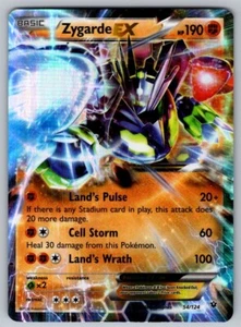 2016 Pokemon - 54/124 - Zygarde Holo (XY Fates Collide) LP - Picture 1 of 3