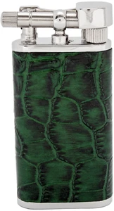 Pearl Stanley 72927-50 Feuerzeug grün Krokodil - Made in Japan Pfeife - Bild 1 von 3