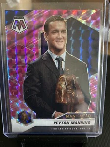 2021 Mosaic PEYTON MANNING Man of the Year Pink Camo Prizm Parallel VOLS COLTS - Picture 1 of 2