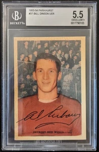 1953-54 PARKHURST AL ARBOUR #37 RC BGS 5.5 - Picture 1 of 2