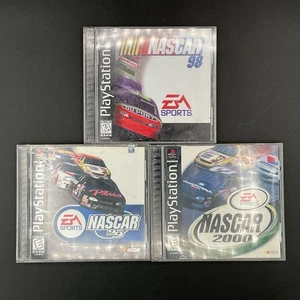 SET x3 Nascar Rennspiele 98 99 2000 Sony Playstation 1 PS1 - CIB GETESTET - Bild 1 von 12