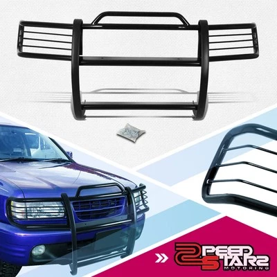 FOR 98-02 PASSPORT/RODEO SPORT POWDER COATED FRONT BUMPER BRUSH GRILLE GUARD - Image 1 of 4
