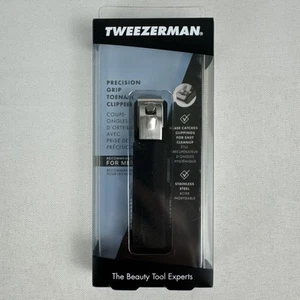 Tweezerman Men's Precision Grip Toenail Clipper, Black, Free Shipping - Picture 1 of 2