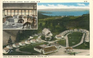 Cartolina d'epoca Casa Bianca Loggia San Giovanni NB arte canadese Deeptone - Foto 1 di 2