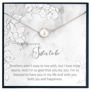 Sister in Law Wedding Gift for Sister in Law Necklace Gift for Soon to be Sis... - Picture 1 of 6