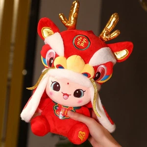  Bambola drago di peluche cartone animato drago bambola di peluche divano peluche bambola drago - Foto 1 di 12