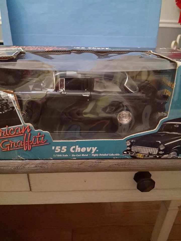 55 Cheve escala 1/8 diecast metal American Muscle Foto 1 de 1