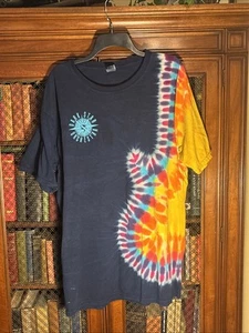 Handgefärbter Sundog XL T-Shirt Dark Star Orchestra Regenbogen Batik Psychedelisch - Bild 1 von 4